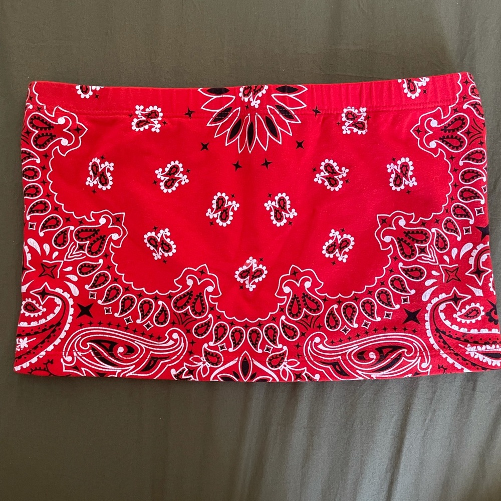Bandana Tube Top